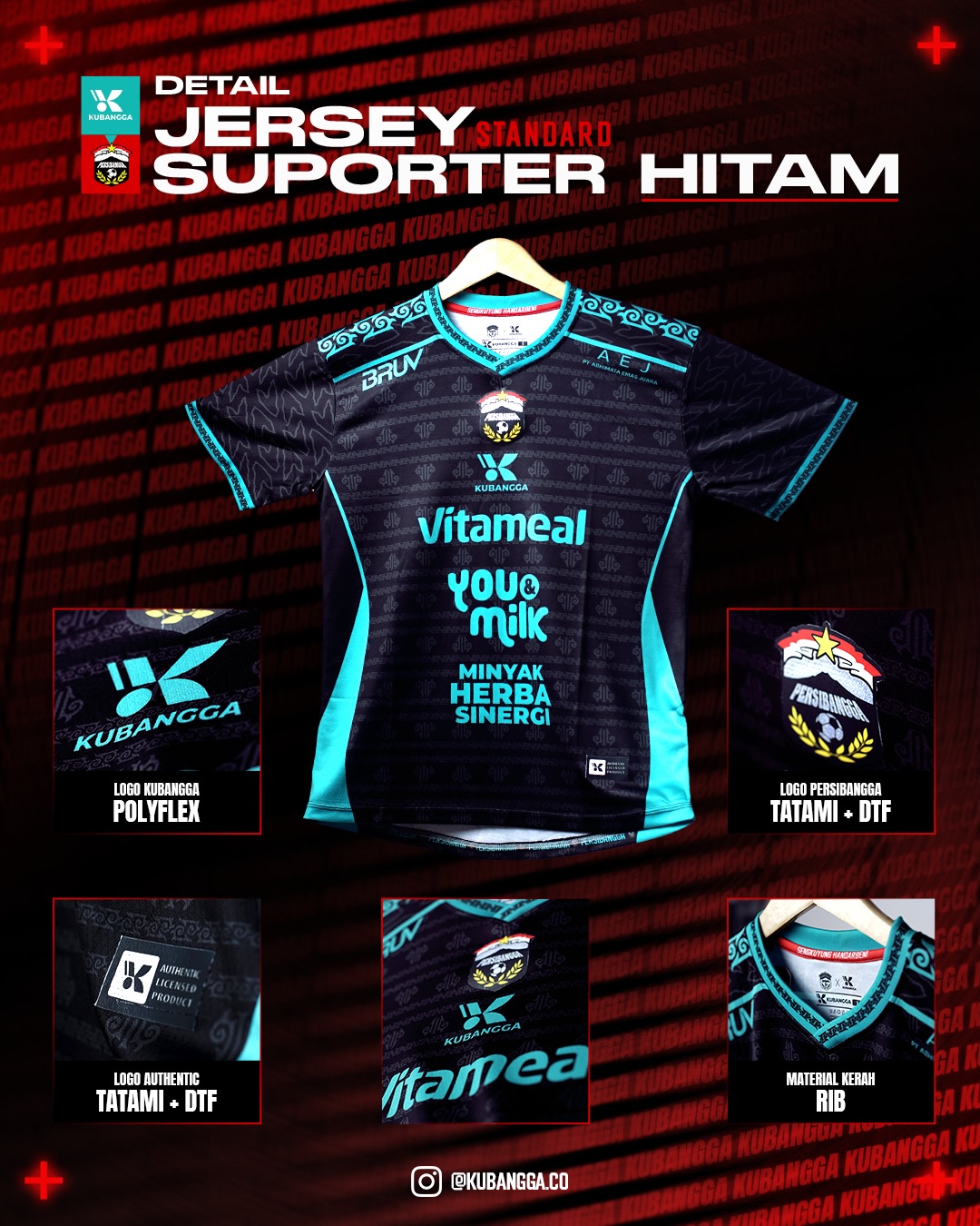 EVERITHING YOU NEED TO KNOW BEFORE ADOPTING THEM!Ini dia detail-detail jersey Persibangga yang p (1)